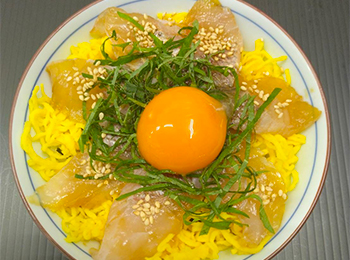 JAあわじ島の特産品レシピ「淡路島桜鯛の漬け丼」