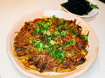 JAあわじ島の特産品レシピ「ヤンニョム大根餅」