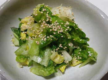 JAあわじ島の特産品レシピ「やみつきレタス」