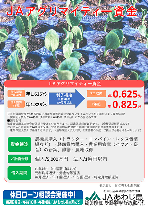 アグリマイティー資金