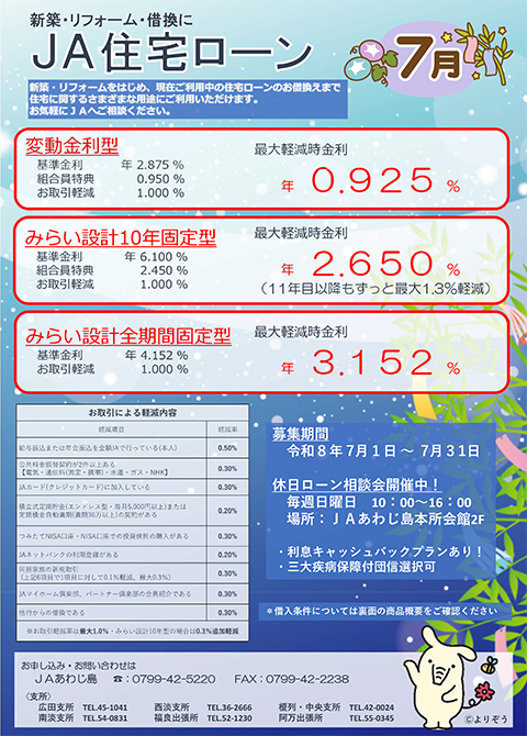JA住宅ローン